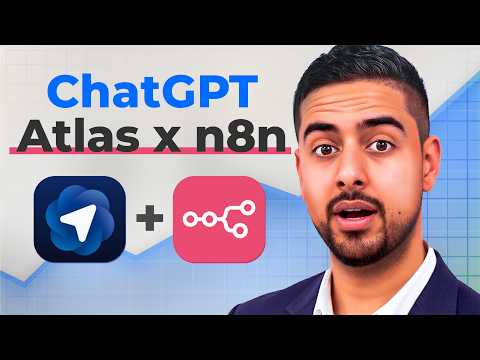 ChatGPT’s Atlas Browser + n8n Text-to-Workflow is ELITE